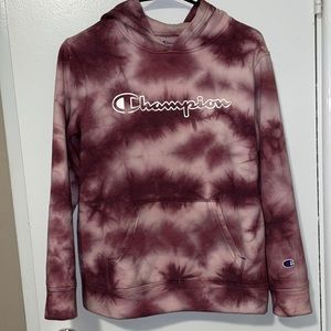 Tie dye champion hoodie
